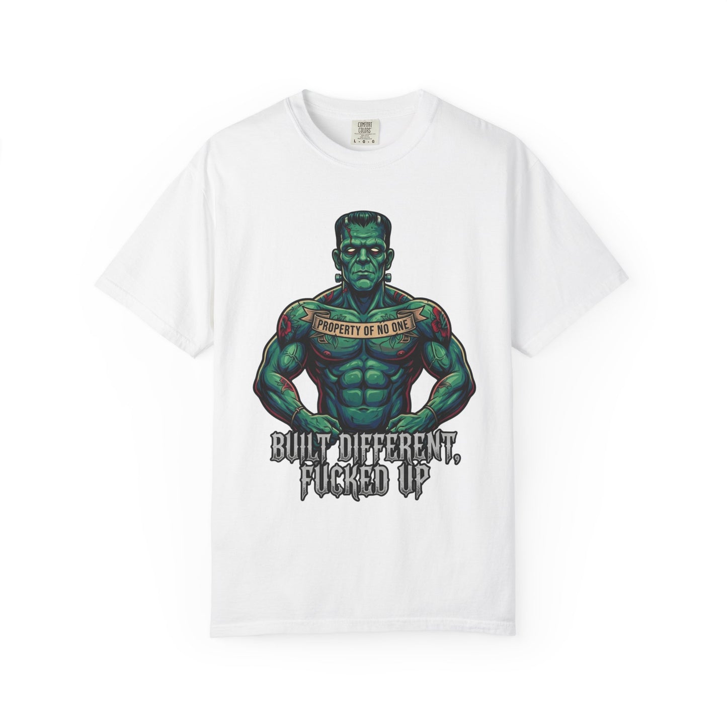 "Built Different" Unisex Garment-Dyed Tee