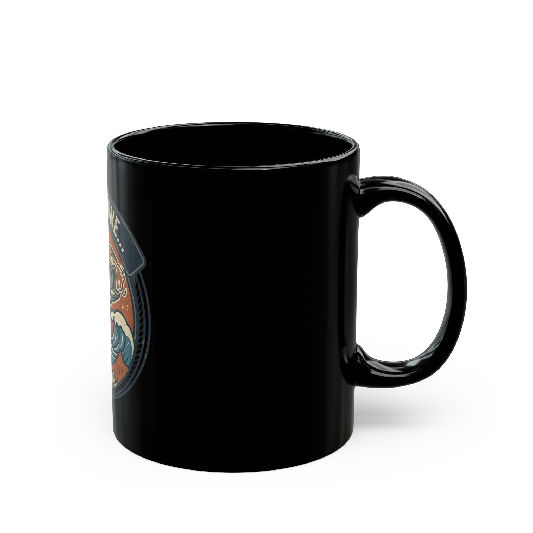 "Master Baiter" Black Ceramic Mug