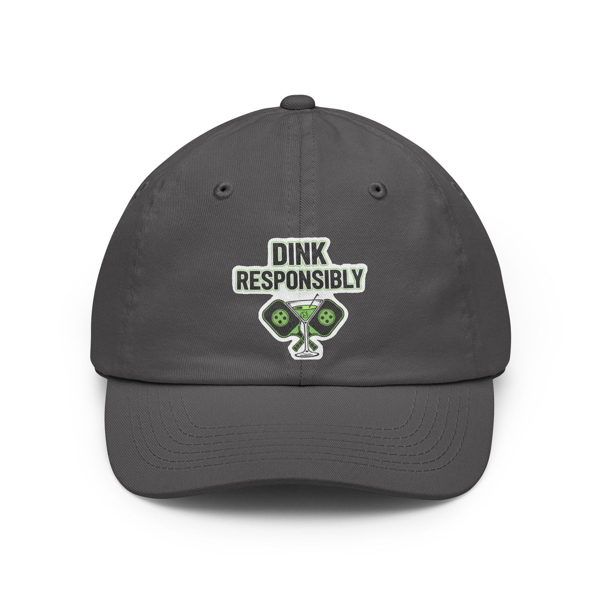 Color: Charcoal | Dink Responsibly Dad Hat