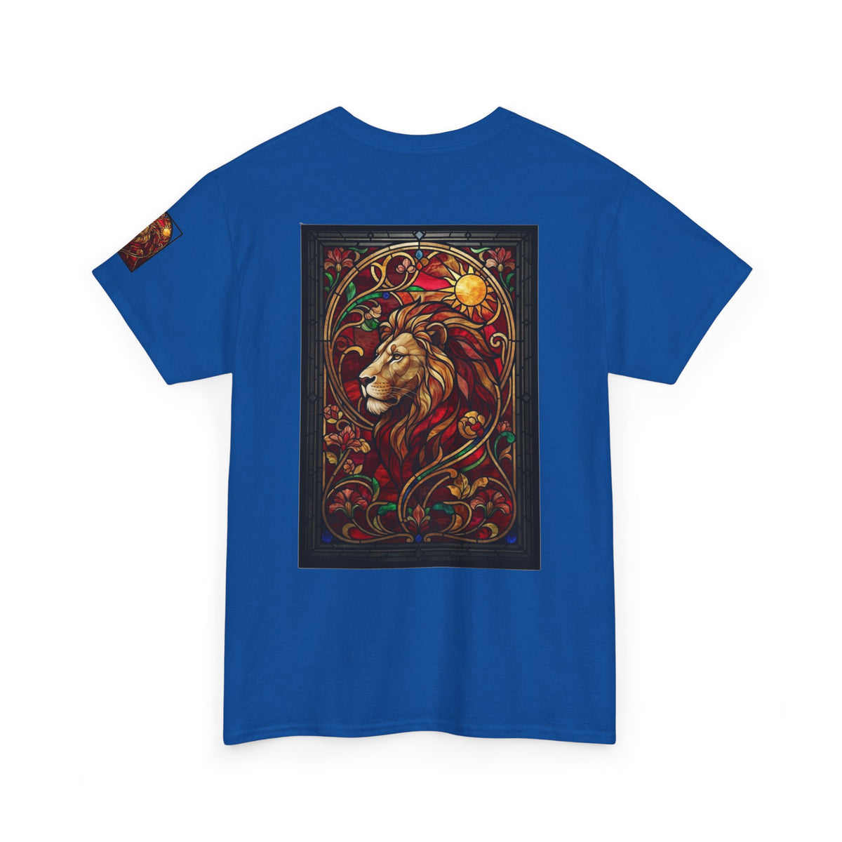 "Stained Glass Sign LEO" Premium Graphic Tee