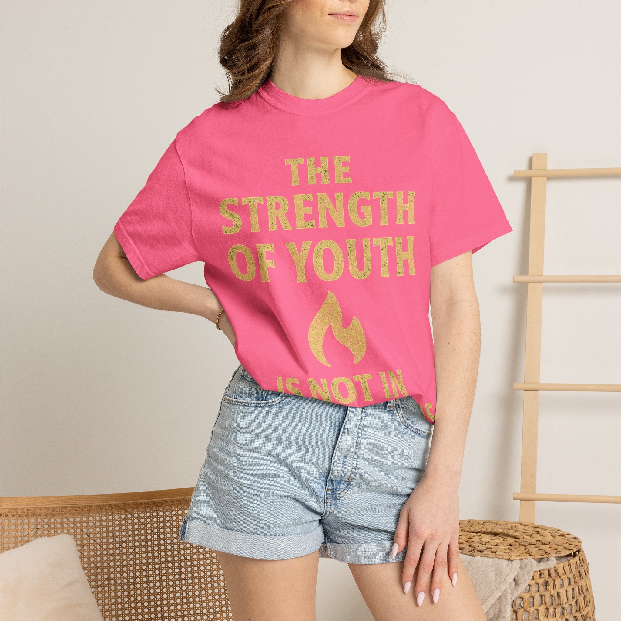"Strength of Youth" Unisex Garment-Dyed T-shirt