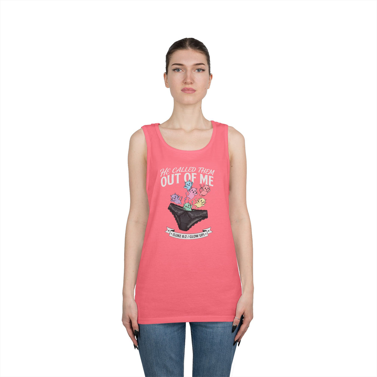 "Good Book Series He Called Them Out Of Me" Tank Top