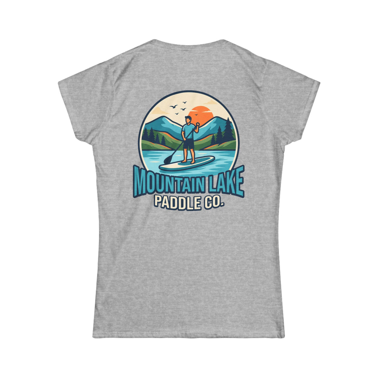 Color: Sport Grey | Mountain Lake Paddle Board Women's Tee
