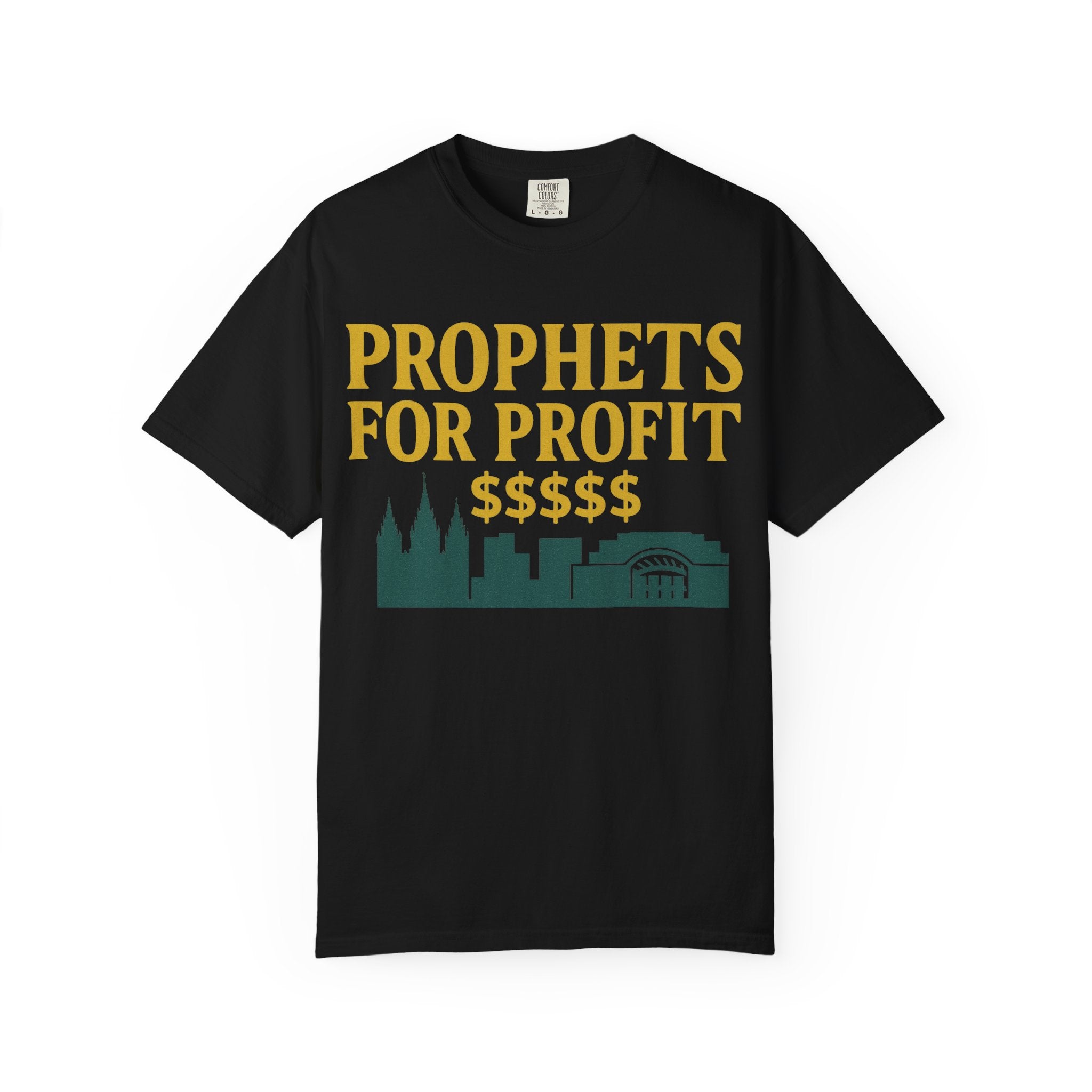 "Prophets for Profit" Unisex Garment-Dyed T-shirt