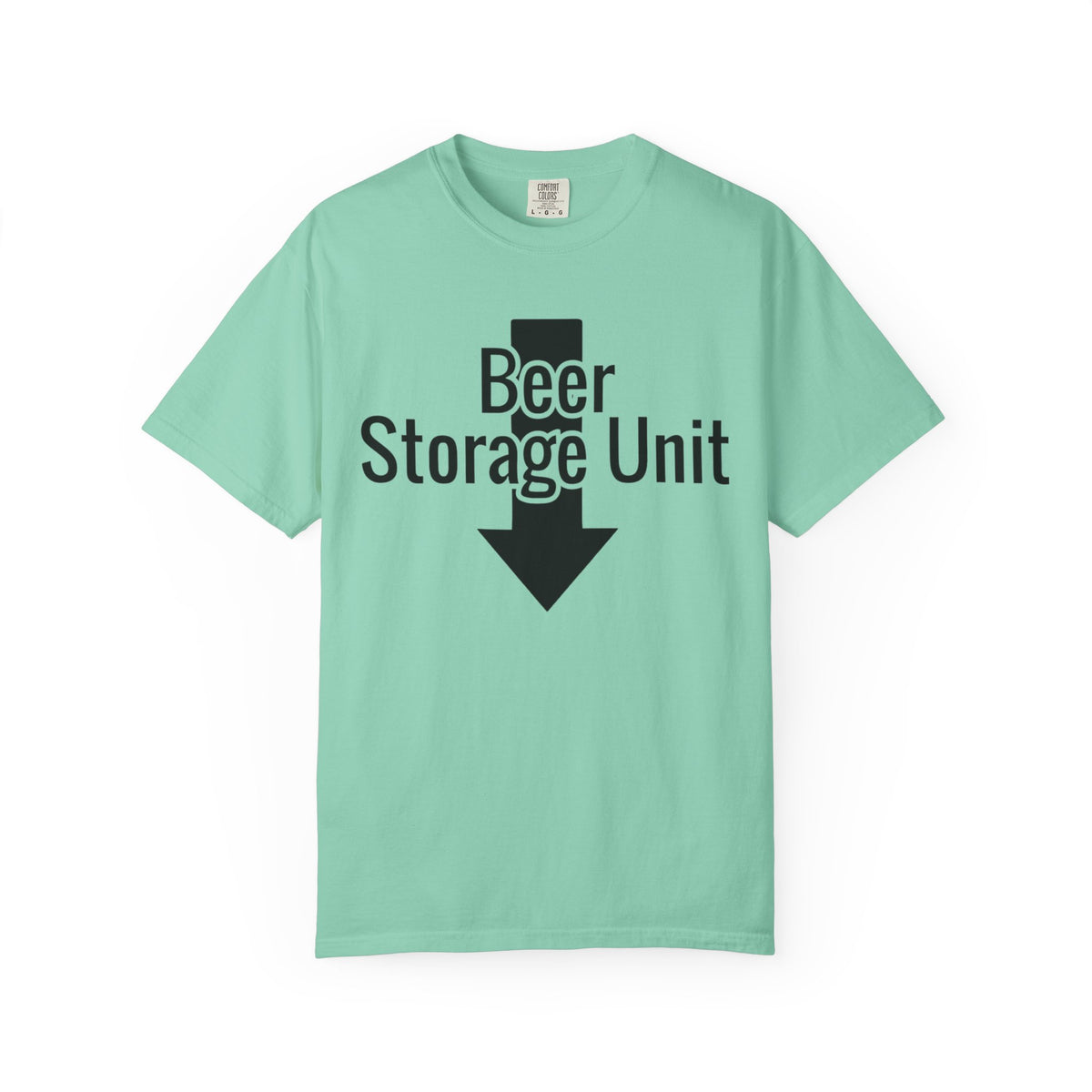 Color: Island Reef | Beer Storage Unit Unisex Garment-Dyed T-shirt