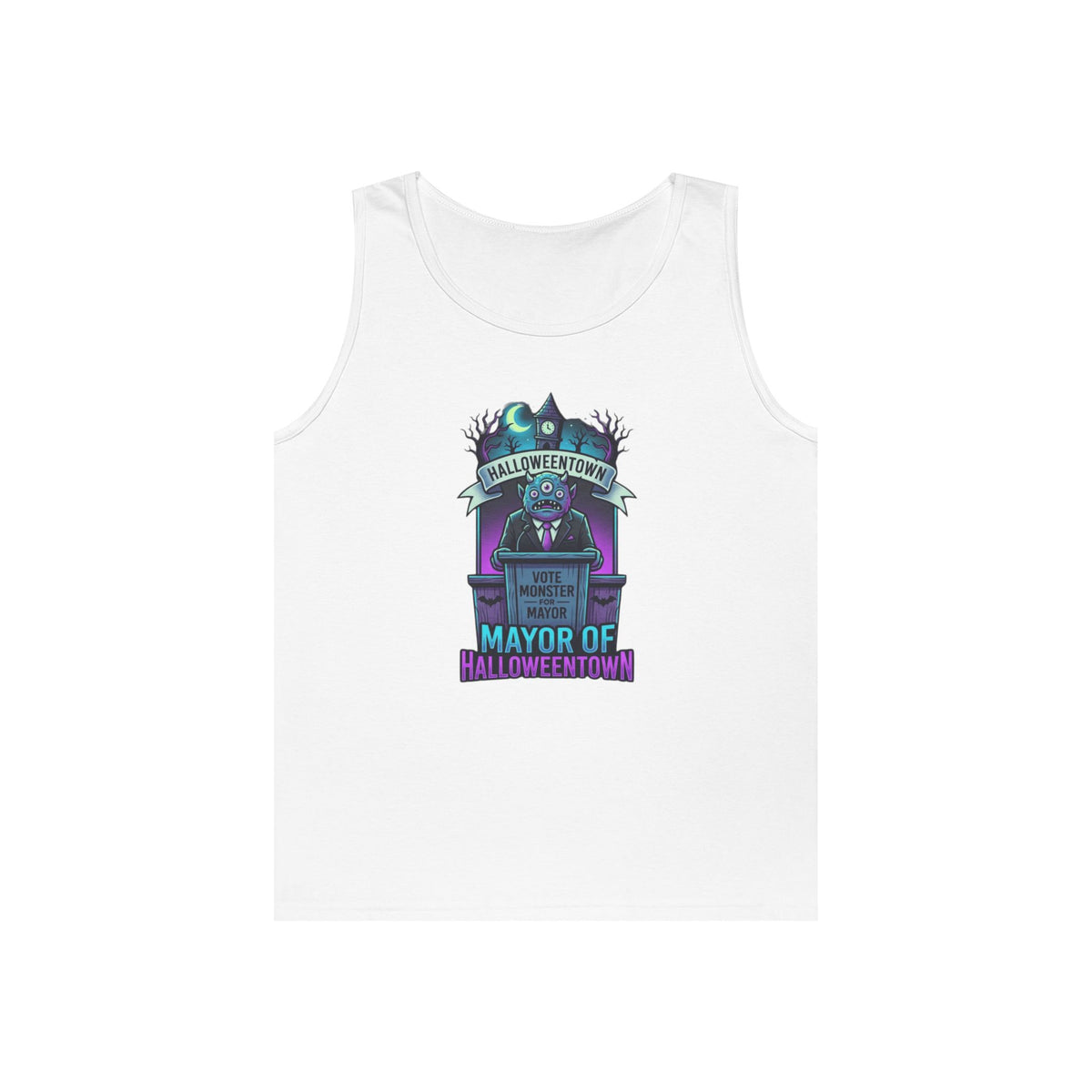 Color: White | Mayor Of Halloweentown Tank Top