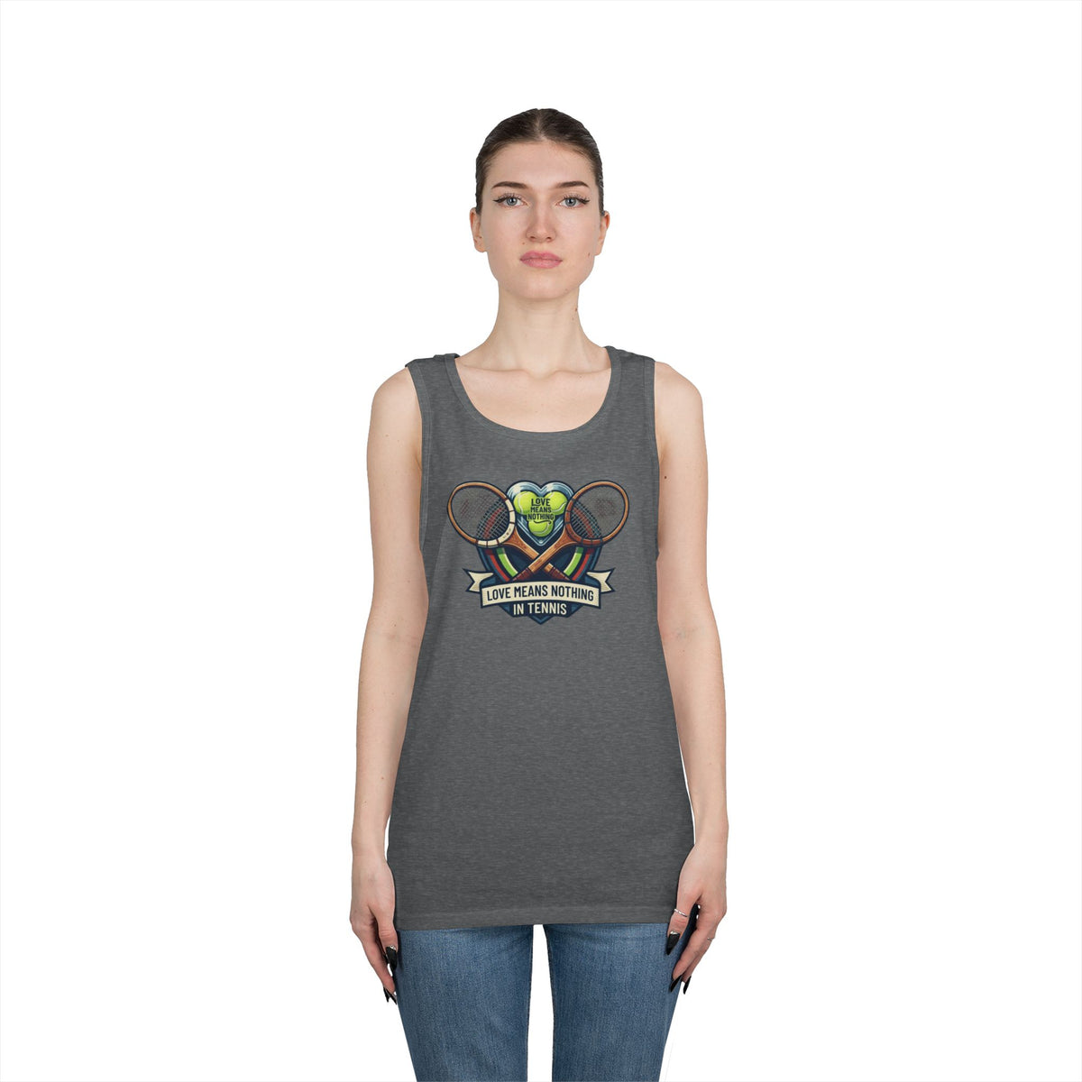 "Love Means Nothing in Tennis" Tank Top