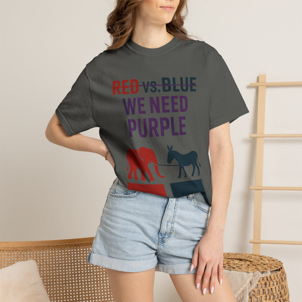 "he Lesser Evil Election" Unisex Garment-Dyed T-shirt