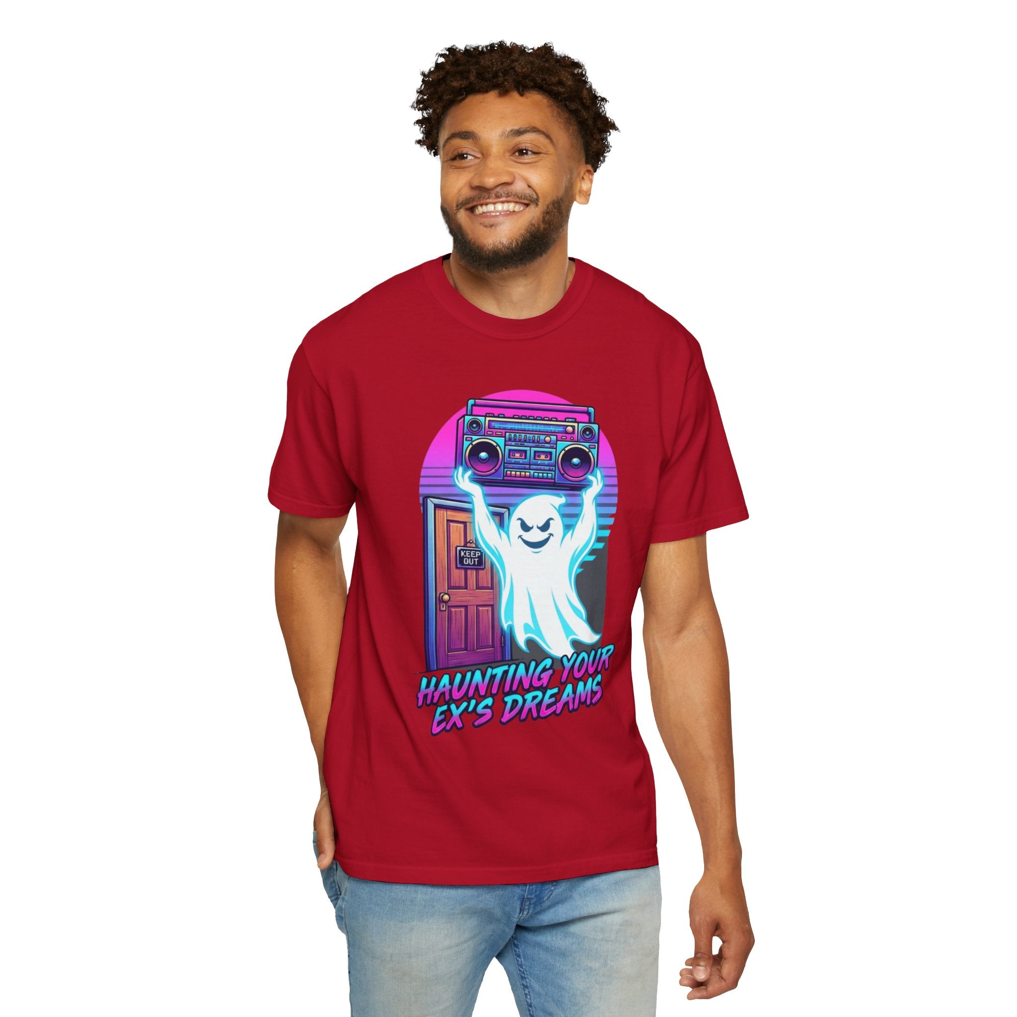 "Haunting Your Ex's Dreams" Unisex Garment-Dyed Tee