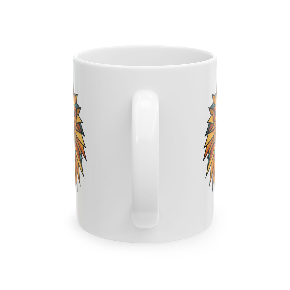 "Leo The Solar Lion" White Ceramic Mug