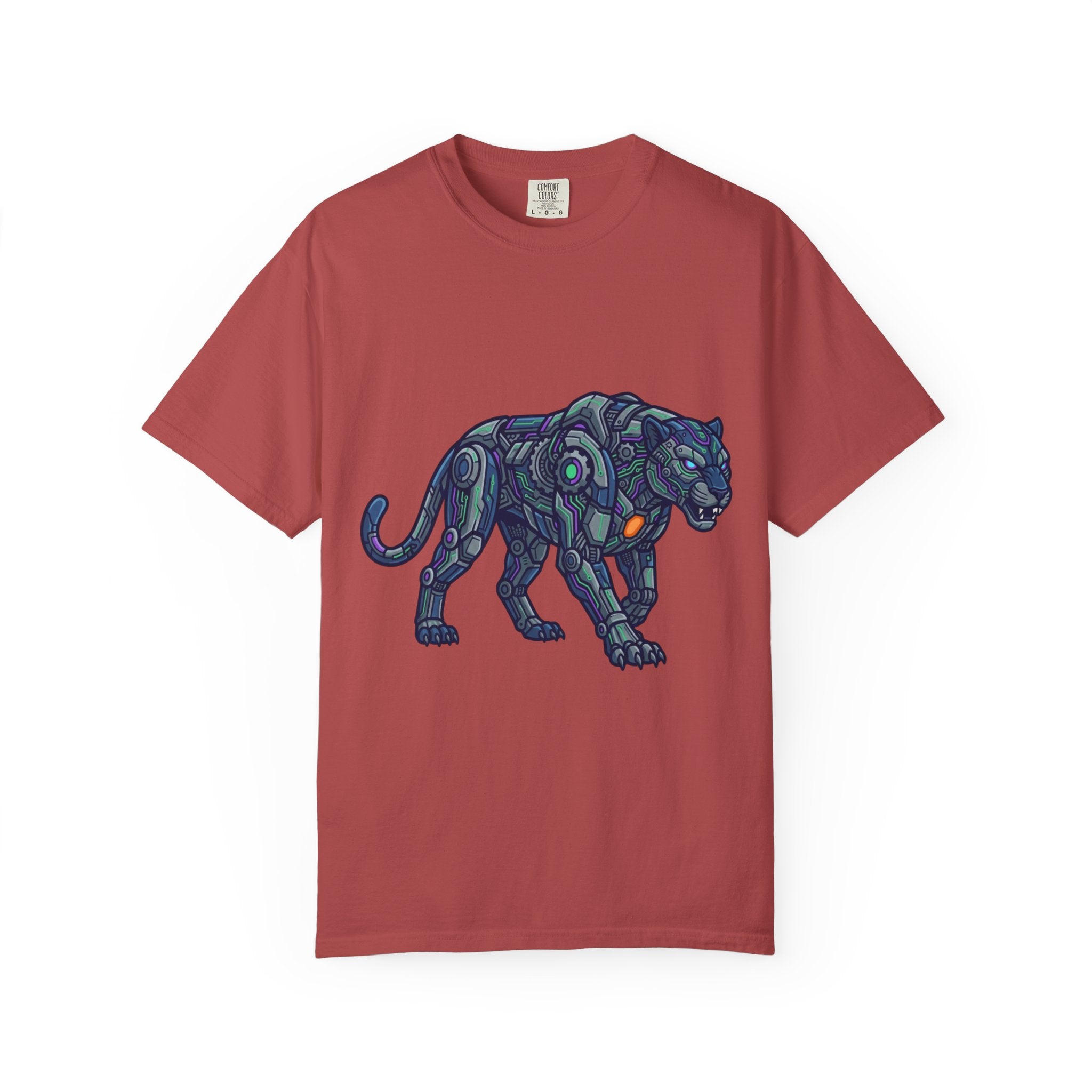 "Cyber Panther" Unisex Garment-Dyed Tee