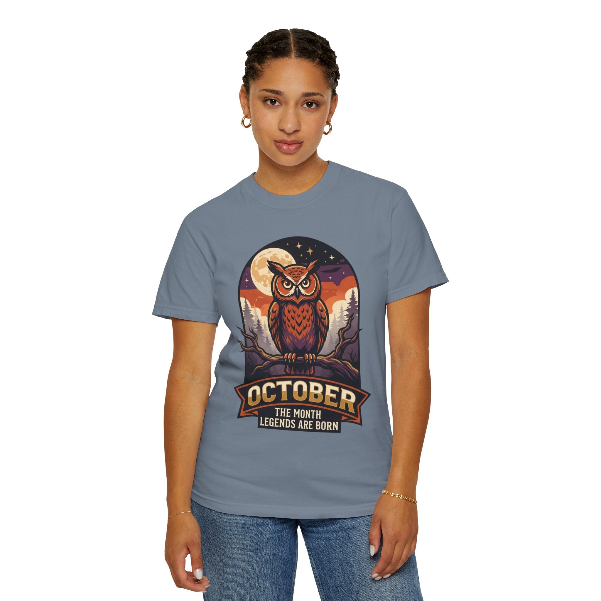 "October Legend" Unisex Garment-Dyed Tee