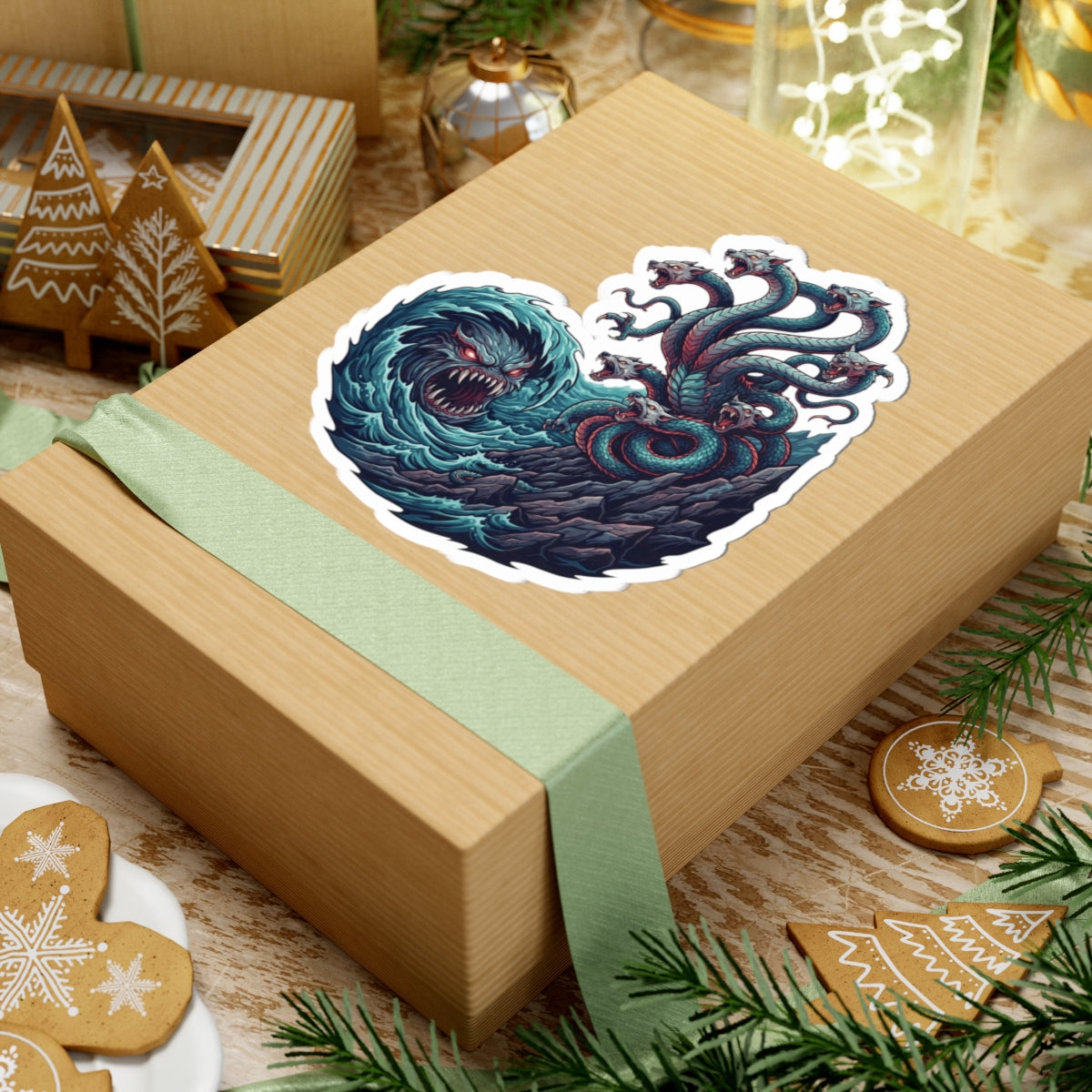 "Charybdis and Scylla (Greek Mythology)" Sticker — Main