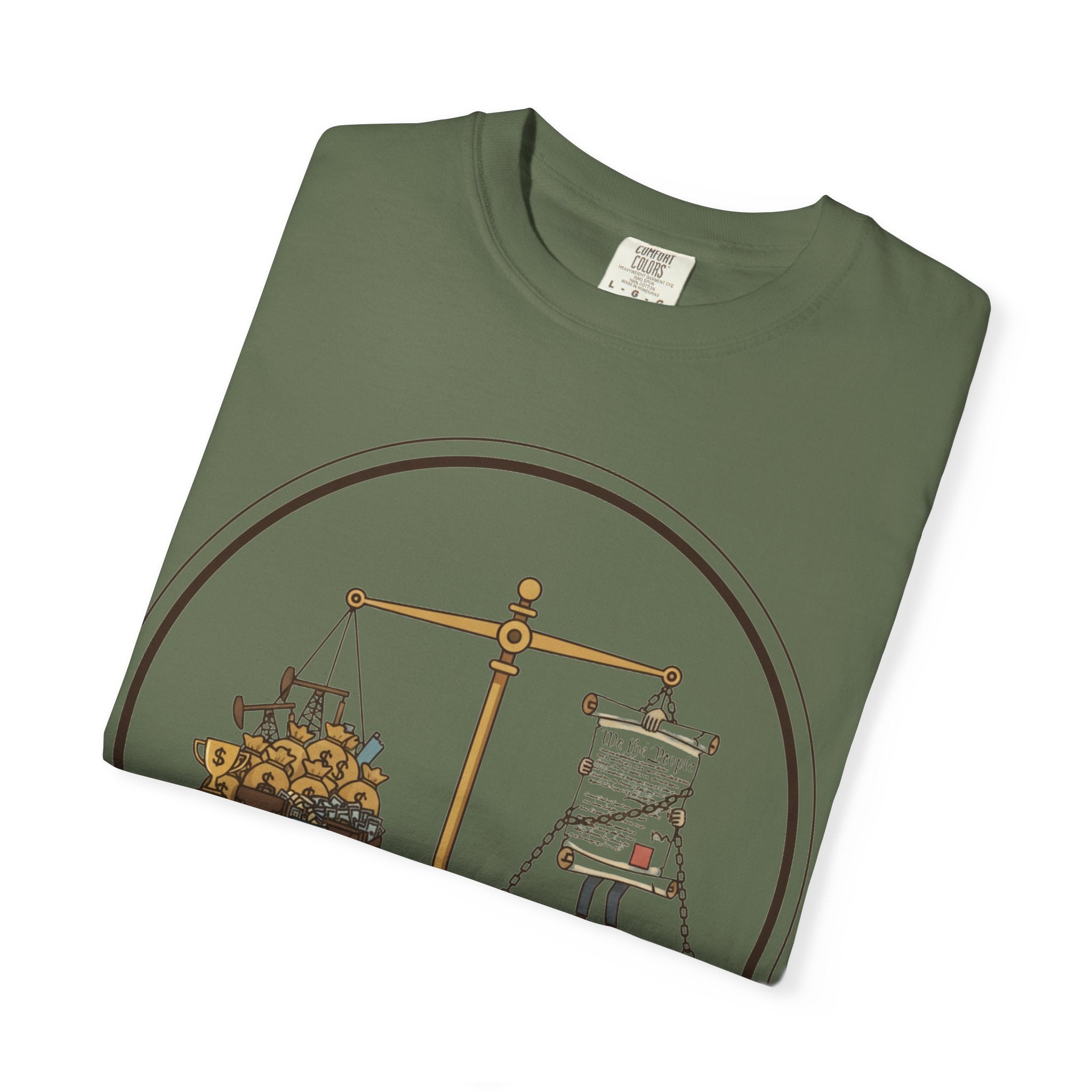"The Economic Balance" Unisex Garment-Dyed T-shirt