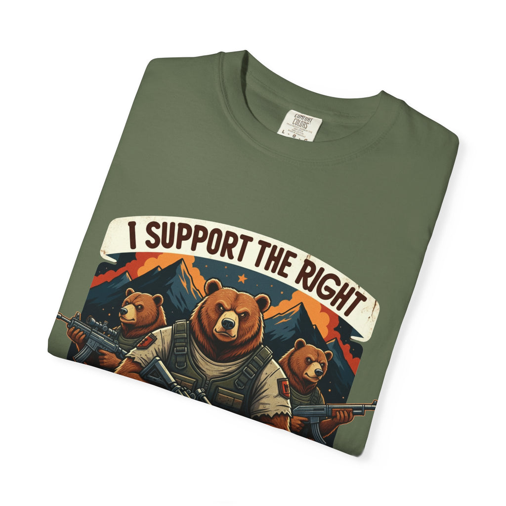 "The Right to Arm Bears (Mountain Division)" Unisex Garment-Dyed T-shirt