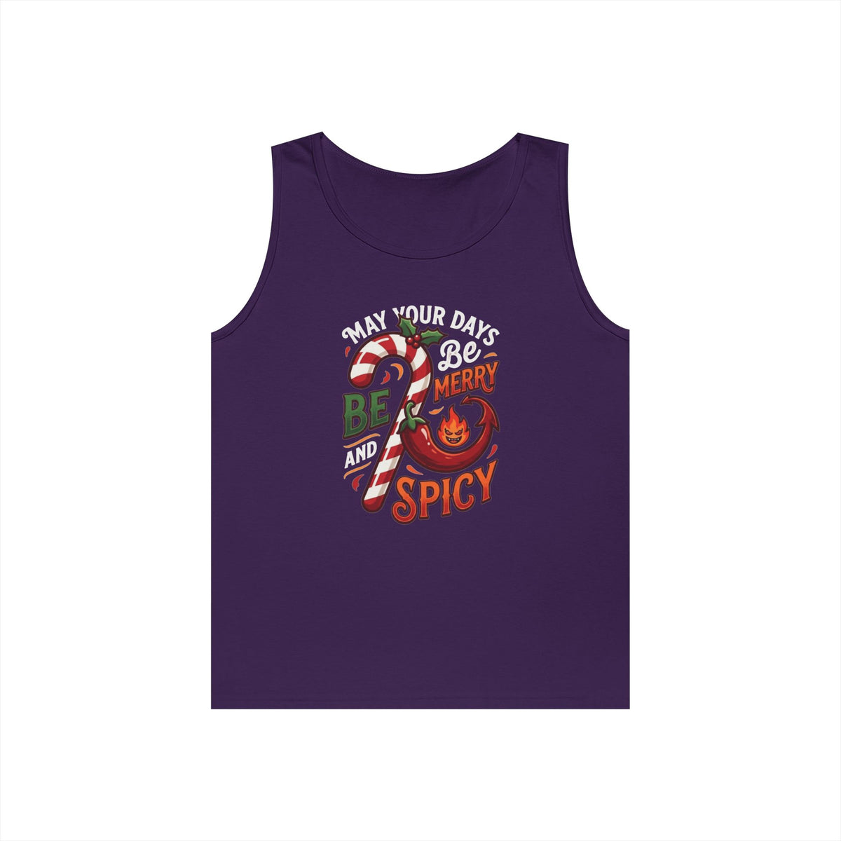 "May Your Days Be Merry and Spicy" Tank Top