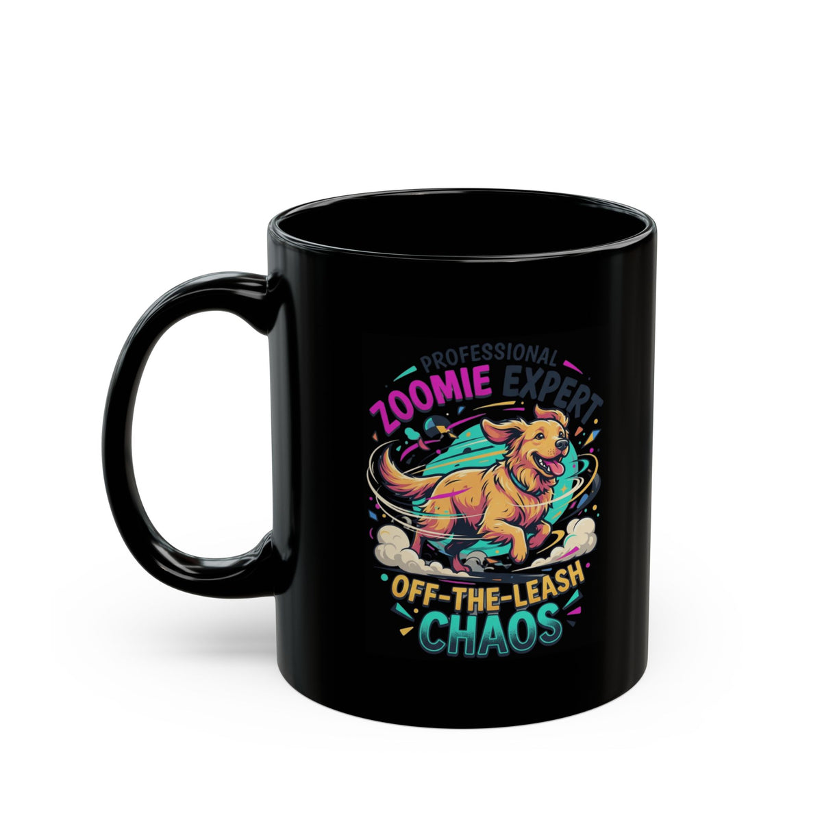 "Professional Zoomie Expert" Black Ceramic Mug