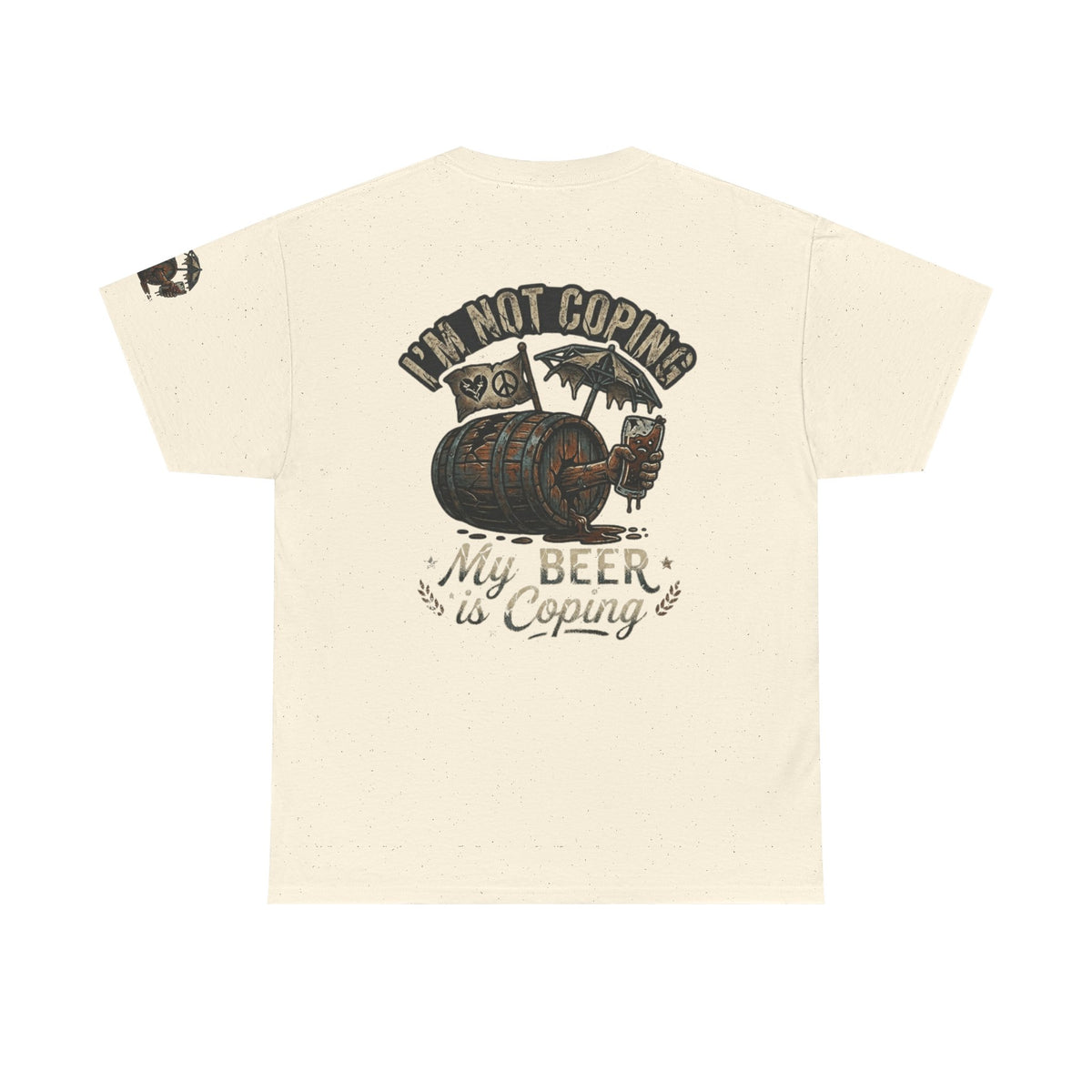 Color: Natural | Beer is Coping Premium Graphic Tee