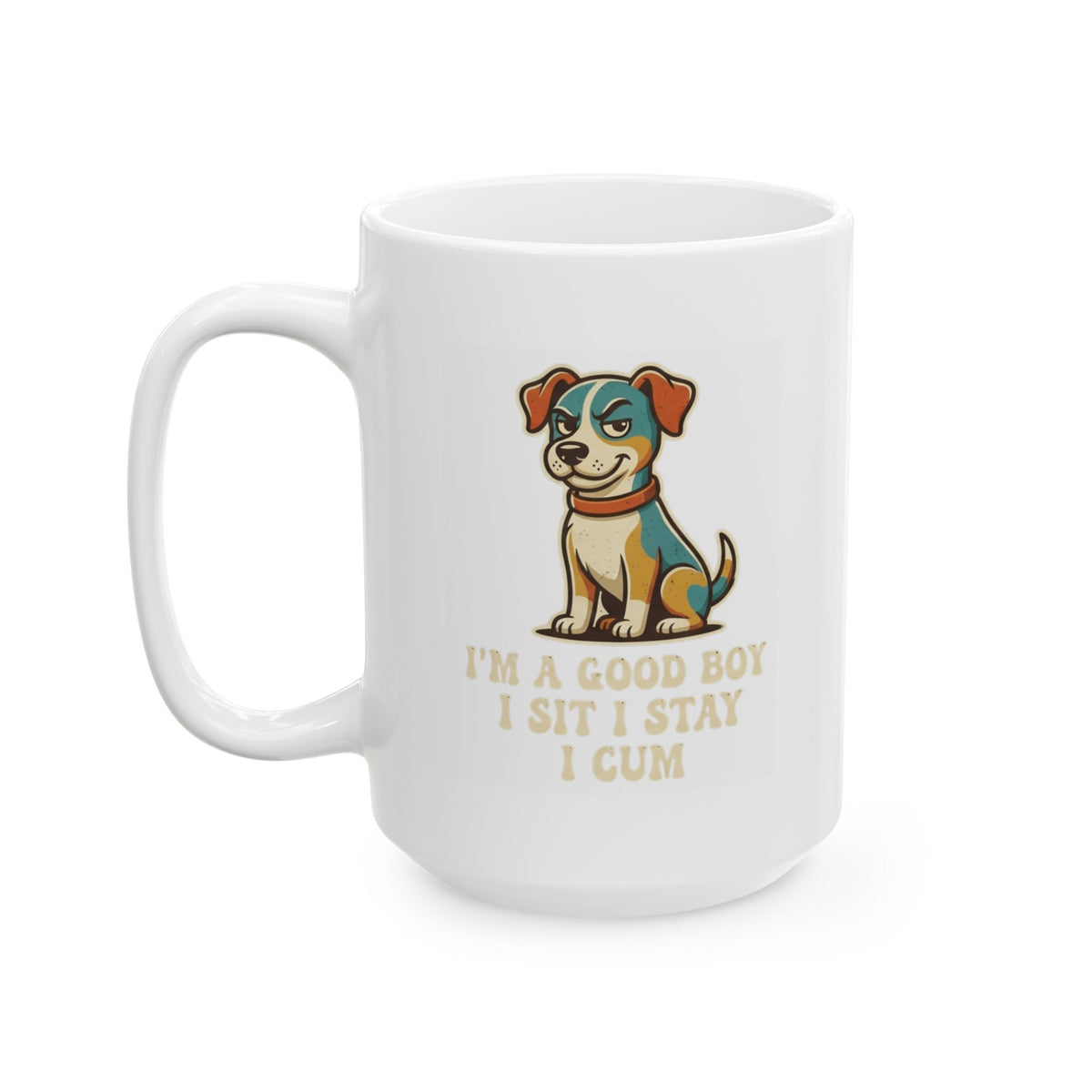 "I'm A Good Boy" White Ceramic Mug