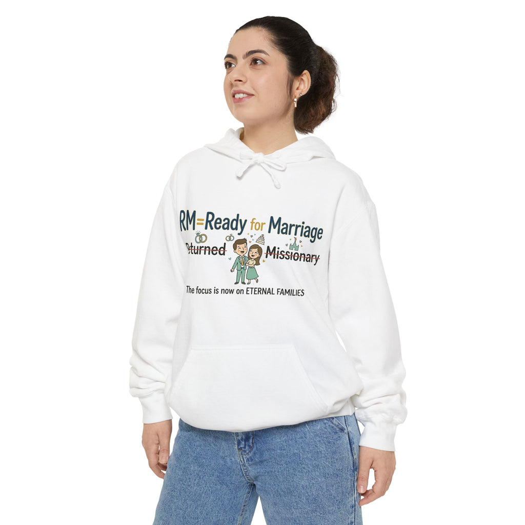 RM: Ready for Marriage (Probably Not) | Garment-Dyed Hoodie — AttitudeShirts
