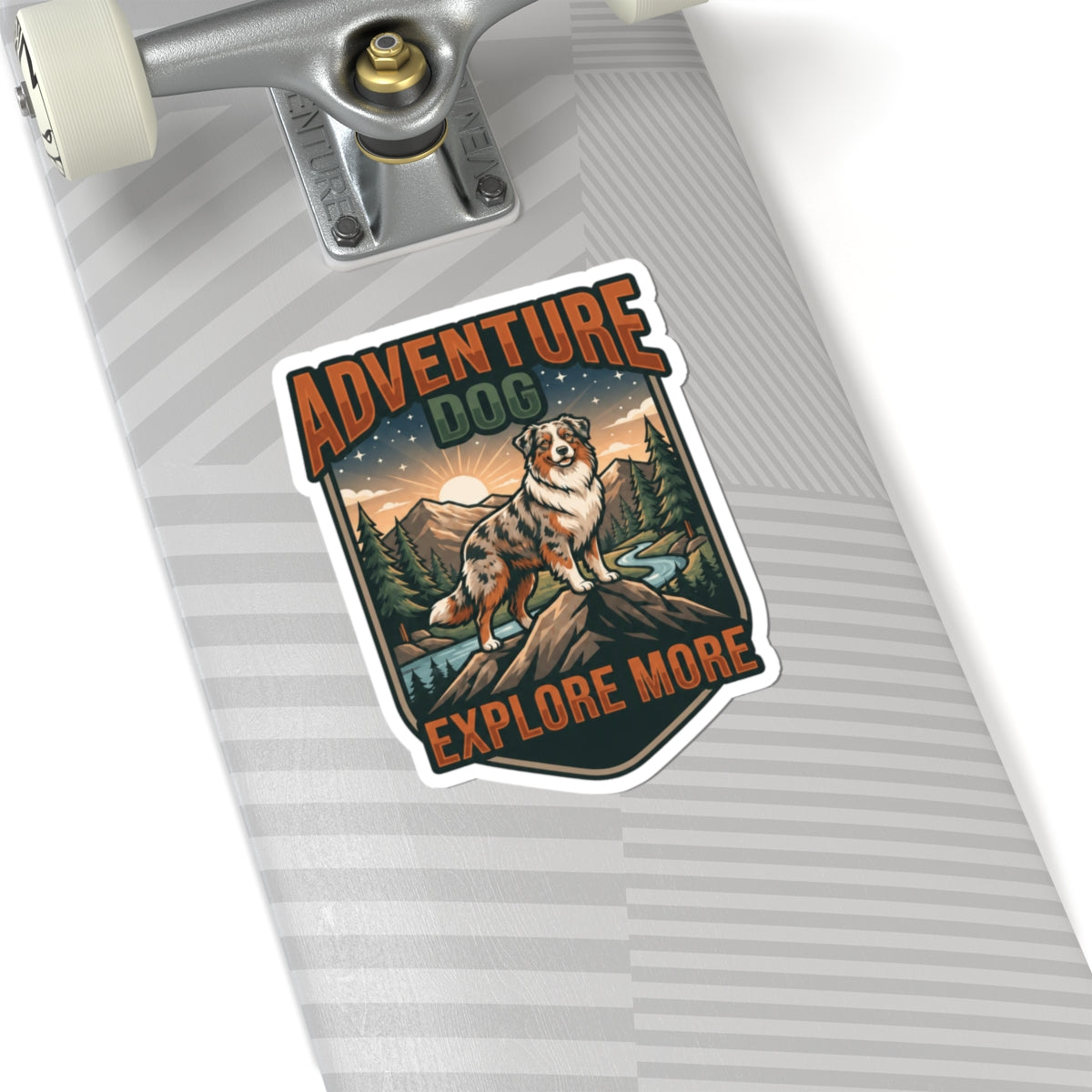 "Adventure Dog" Sticker — Main