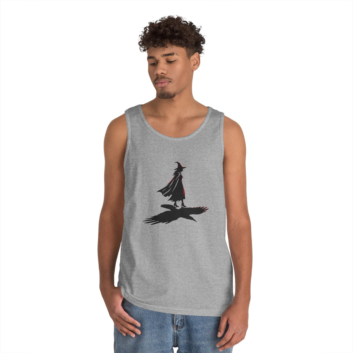 Color: Sport Grey | Witch With Raven Shadow Tank Top