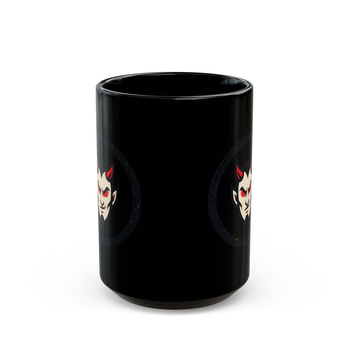 "Tallies to Hell" Black Ceramic Mug — Graphic
