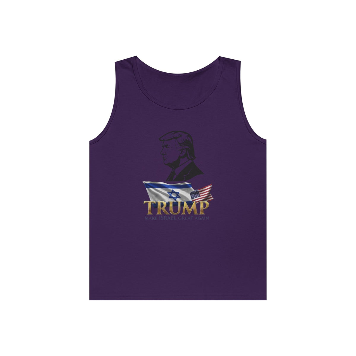 Color: Purple | Make Israel Great Again Tank Top
