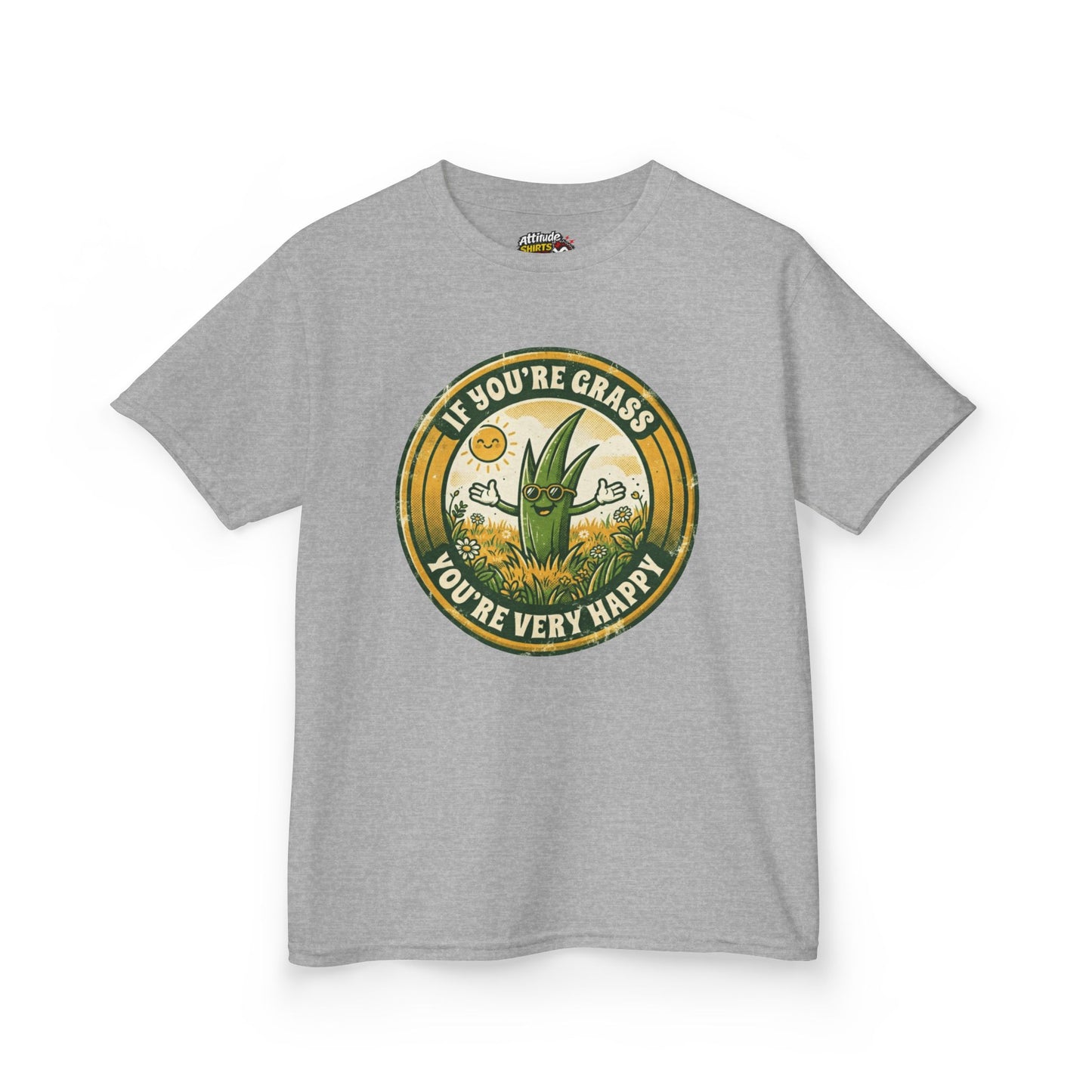 "If You're Grass You're Very Happy" Kids Tee