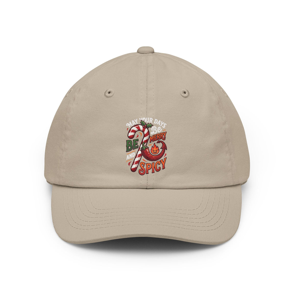 Color: Stone | May Your Days Be Merry and Spicy Dad Hat