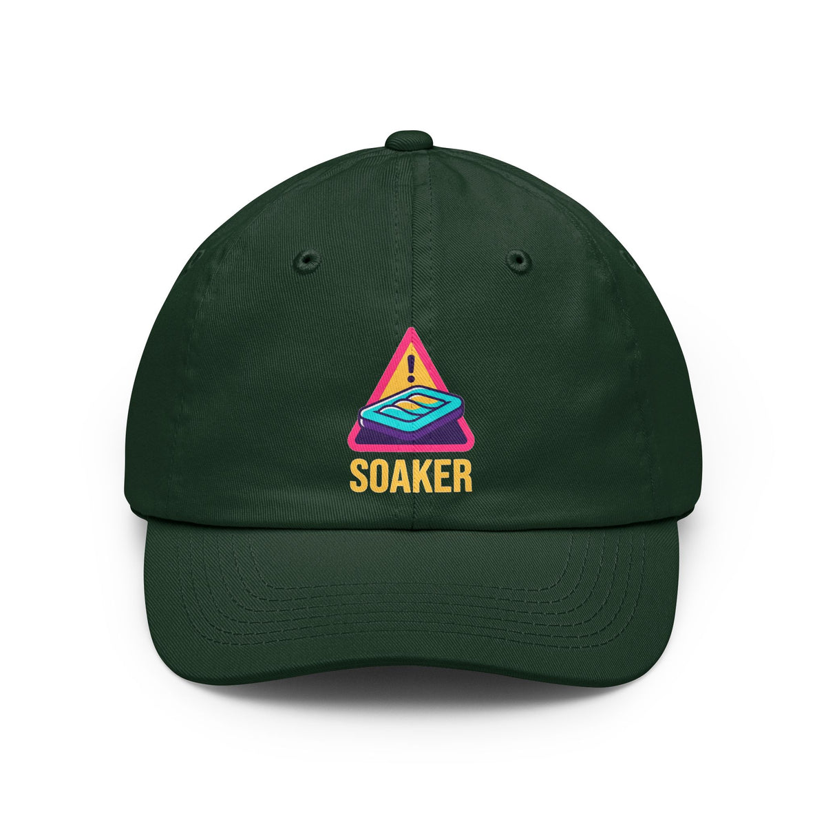 Color: Forest Green | Professional Soaker Dad Hat — Graphic