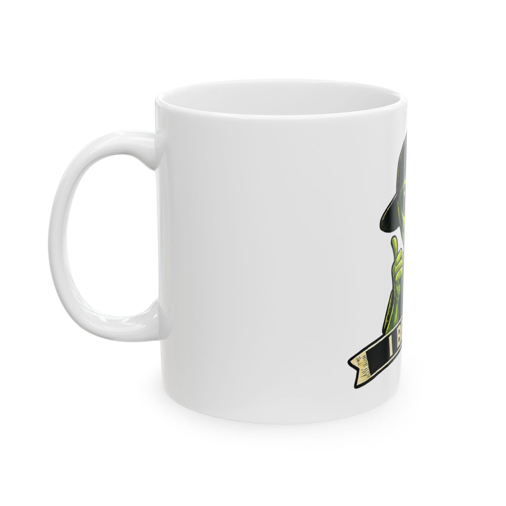 "I Believe" White Ceramic Mug — Graphic