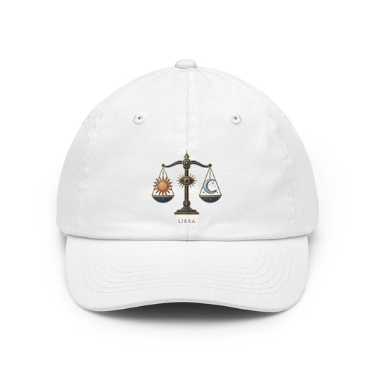 Color: White | Libra The Balanced Scales Dad Hat
