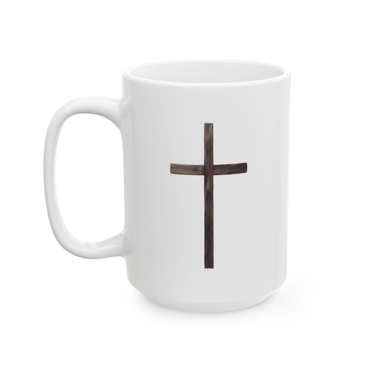"God Has A Plan For Me" White Ceramic Mug — Graphic