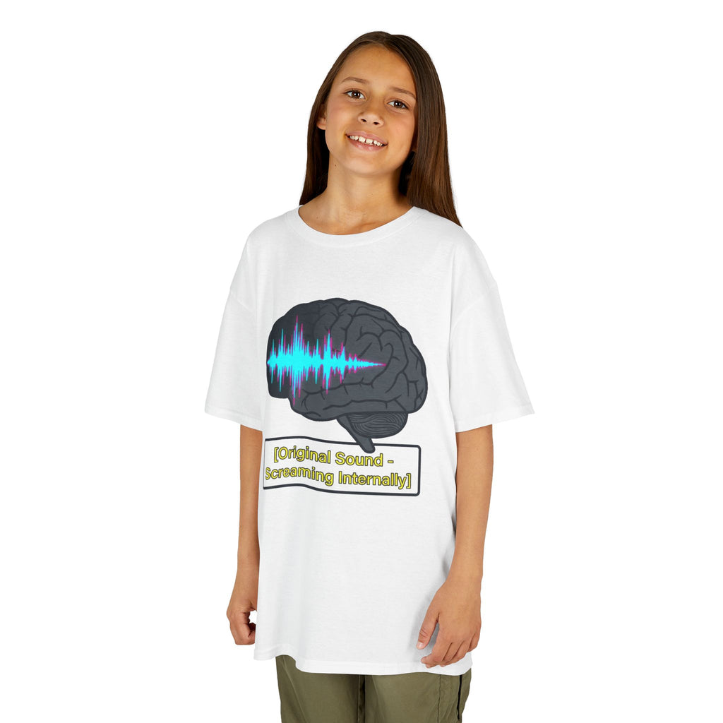 "Screaming Internally" Kids Tee