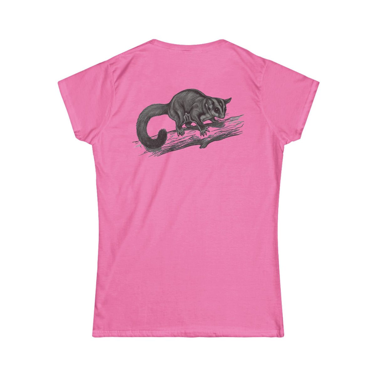 "Pencil Sketch Art Sugar Glider" Women's Tee