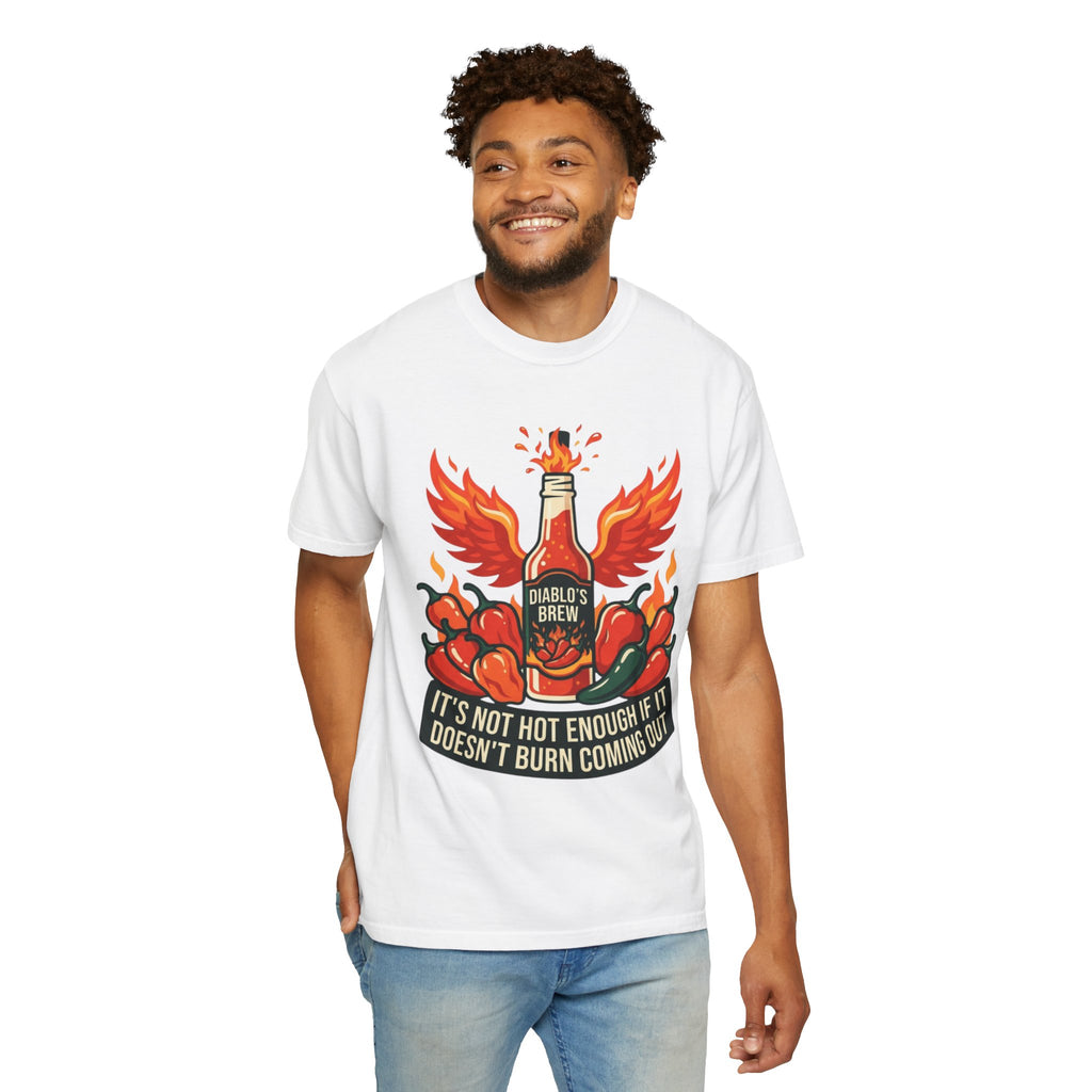 "Burns Coming Out" Unisex Garment-Dyed Tee