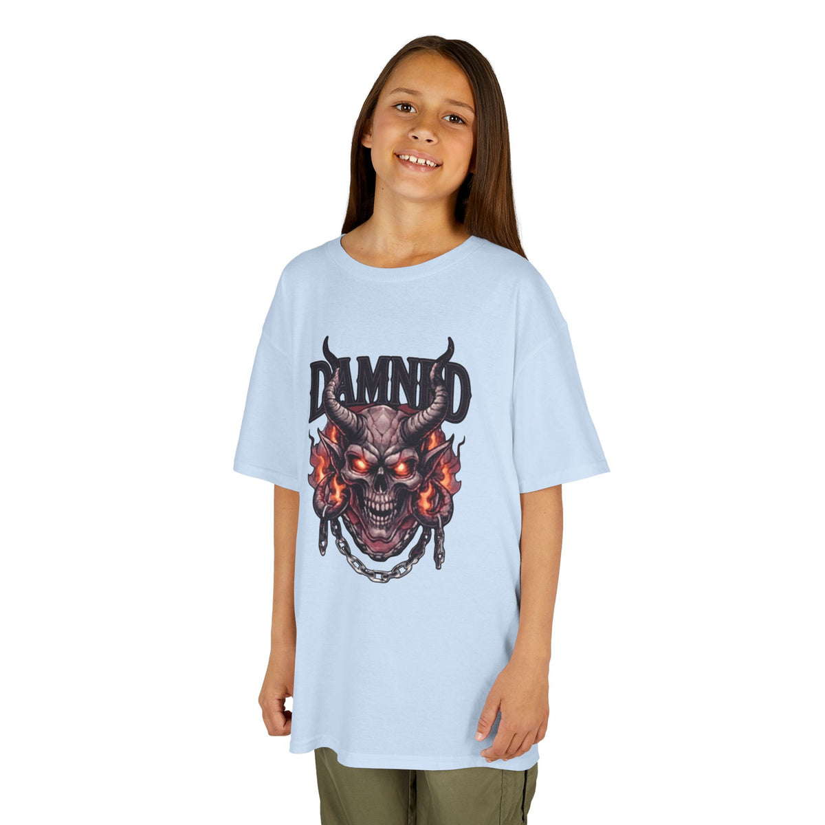 Color: Light Blue | Damned Kids Tee