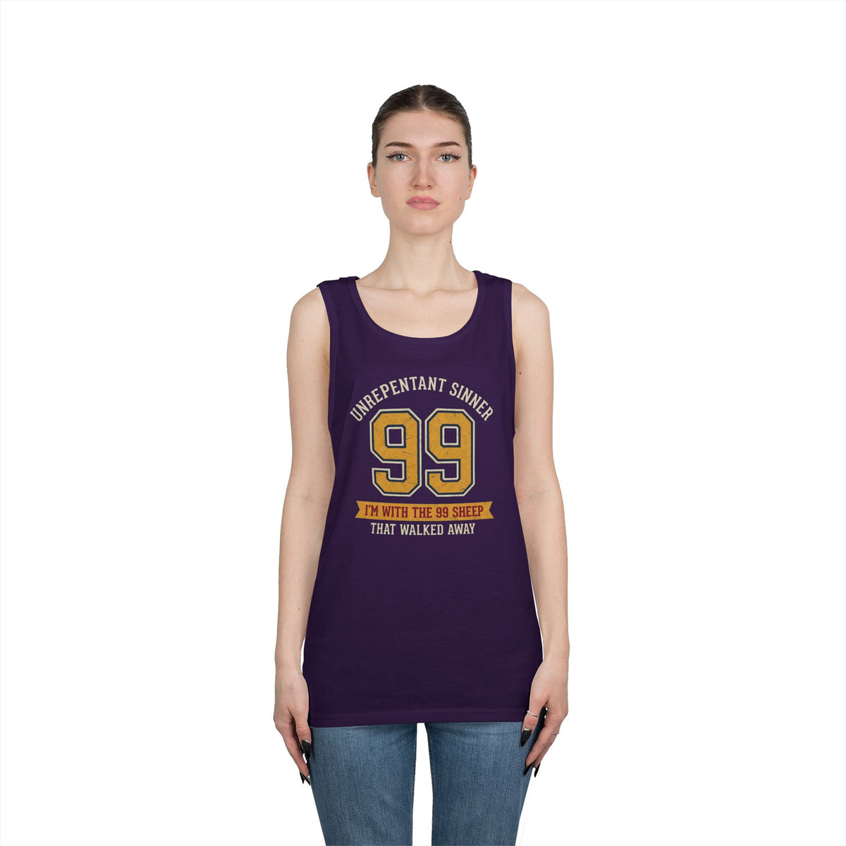 "Good Book Series 99 Unrepentant Sinner" Tank Top