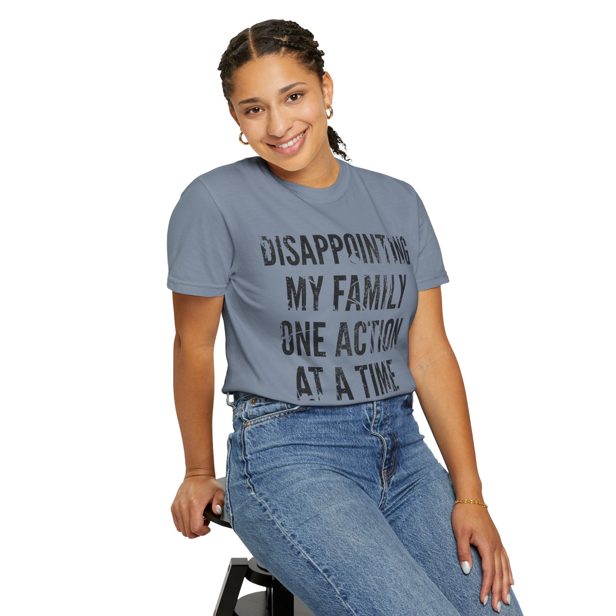 "Disappointing My Familiy" Unisex Garment-Dyed Tee