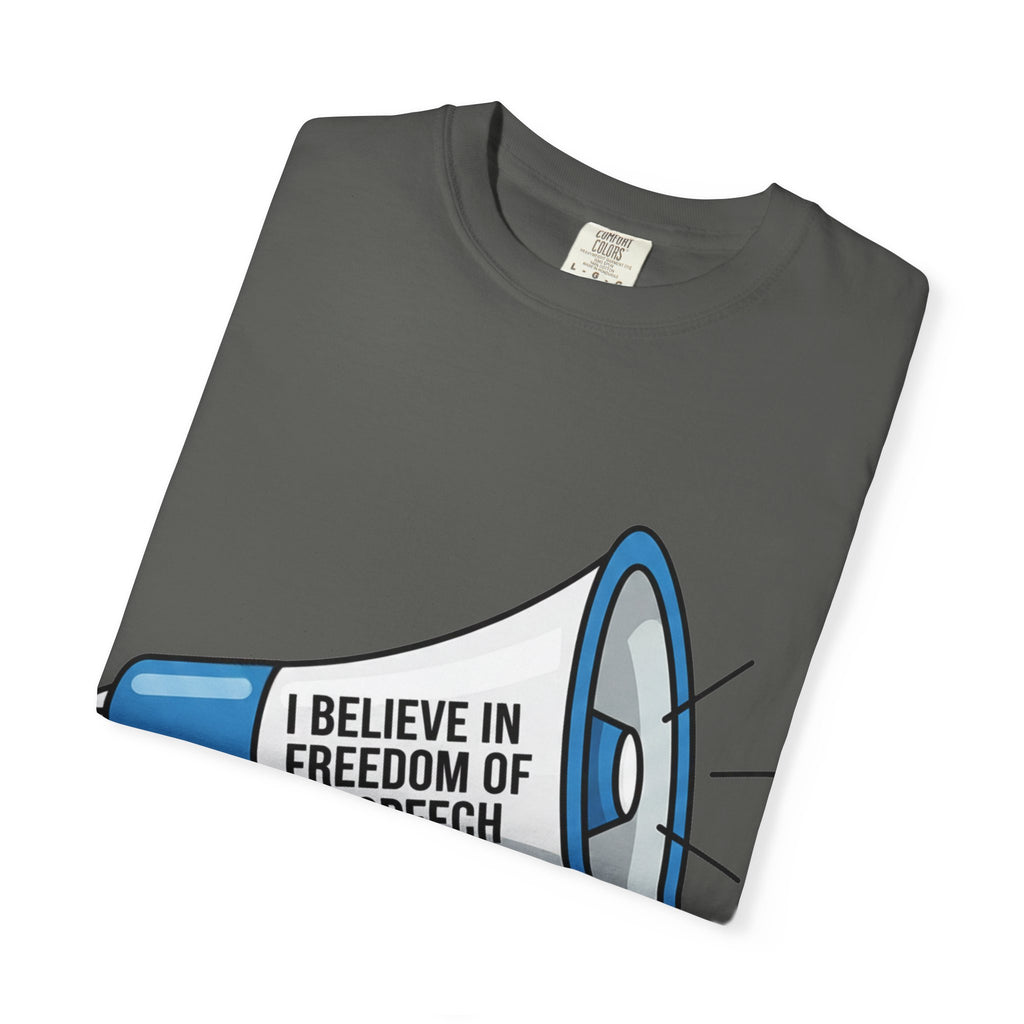 "Freedom of Speech" Unisex Garment-Dyed T-shirt