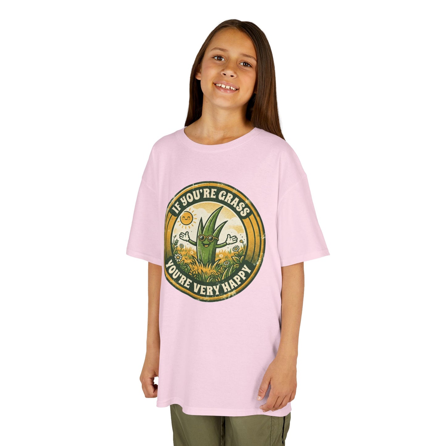 "If You're Grass You're Very Happy" Kids Tee