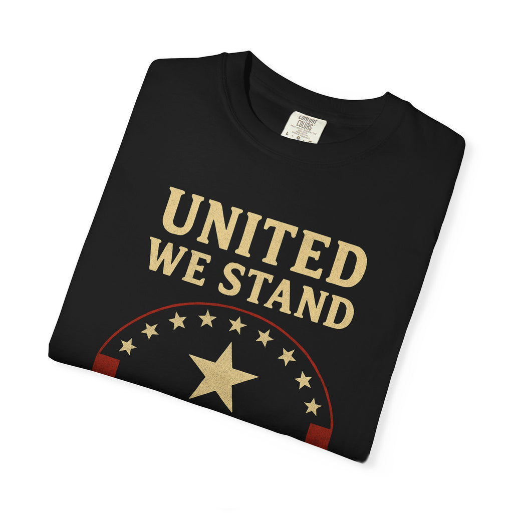 "Divided We Fall" Unisex Garment-Dyed T-shirt