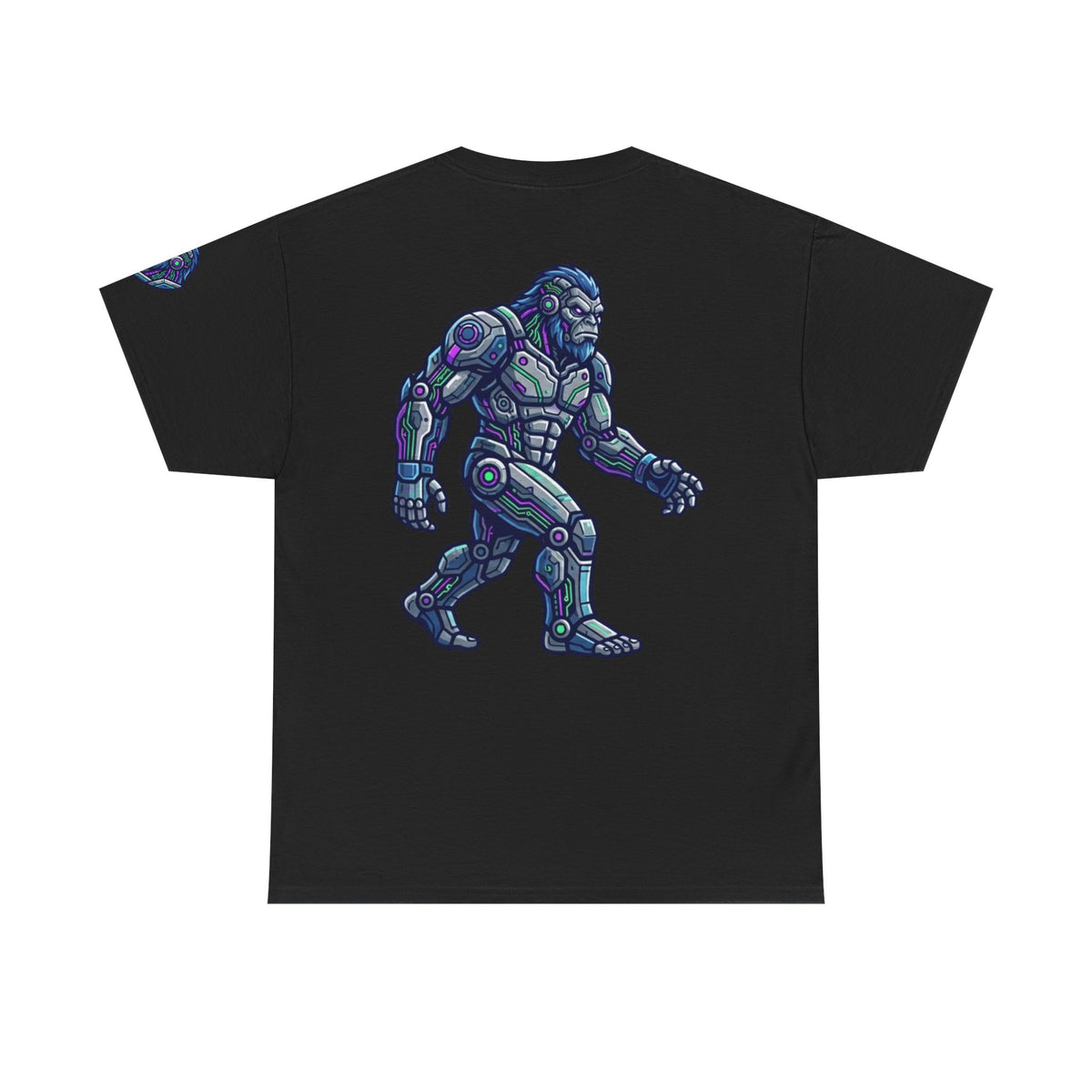Color: Black | Cyber Bigfoot Premium Graphic Tee