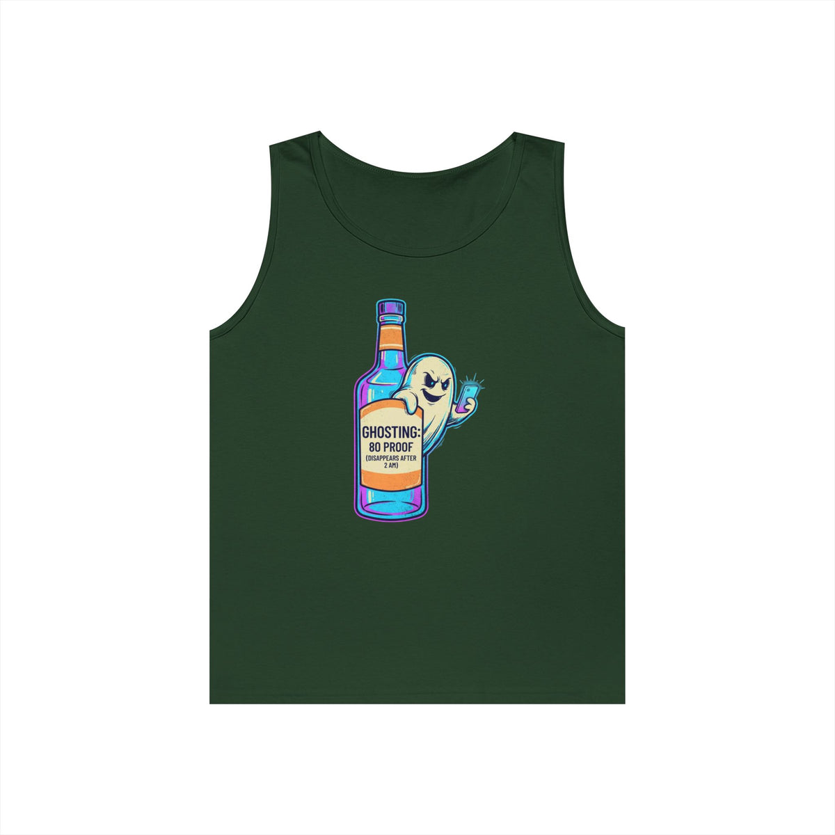 Color: Forest Green | Ghosting Tank Top
