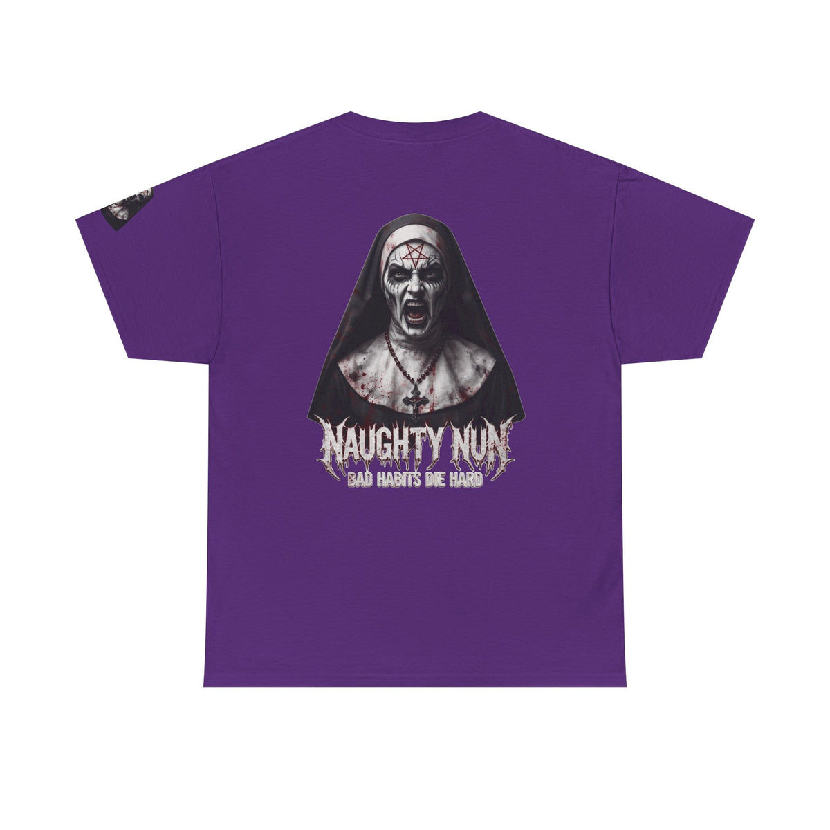 Color: Purple | Naughty Nun Premium Graphic Tee