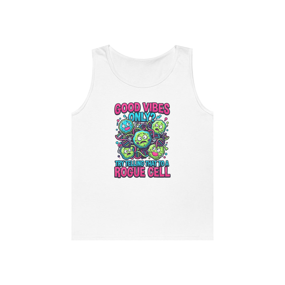 Color: White | Good Vibes Only Tank Top