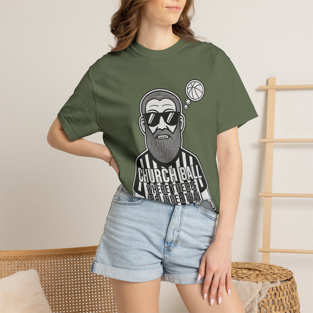 "Church Ball: Blinder Than Methuselah" Unisex Garment-Dyed T-shirt