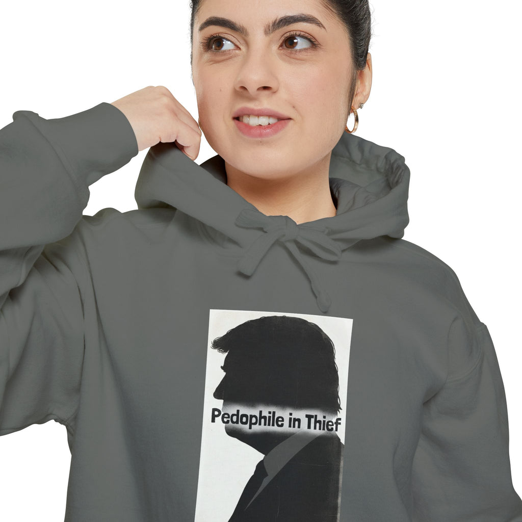Pedo in Thief | Garment-Dyed Hoodie — AttitudeShirts