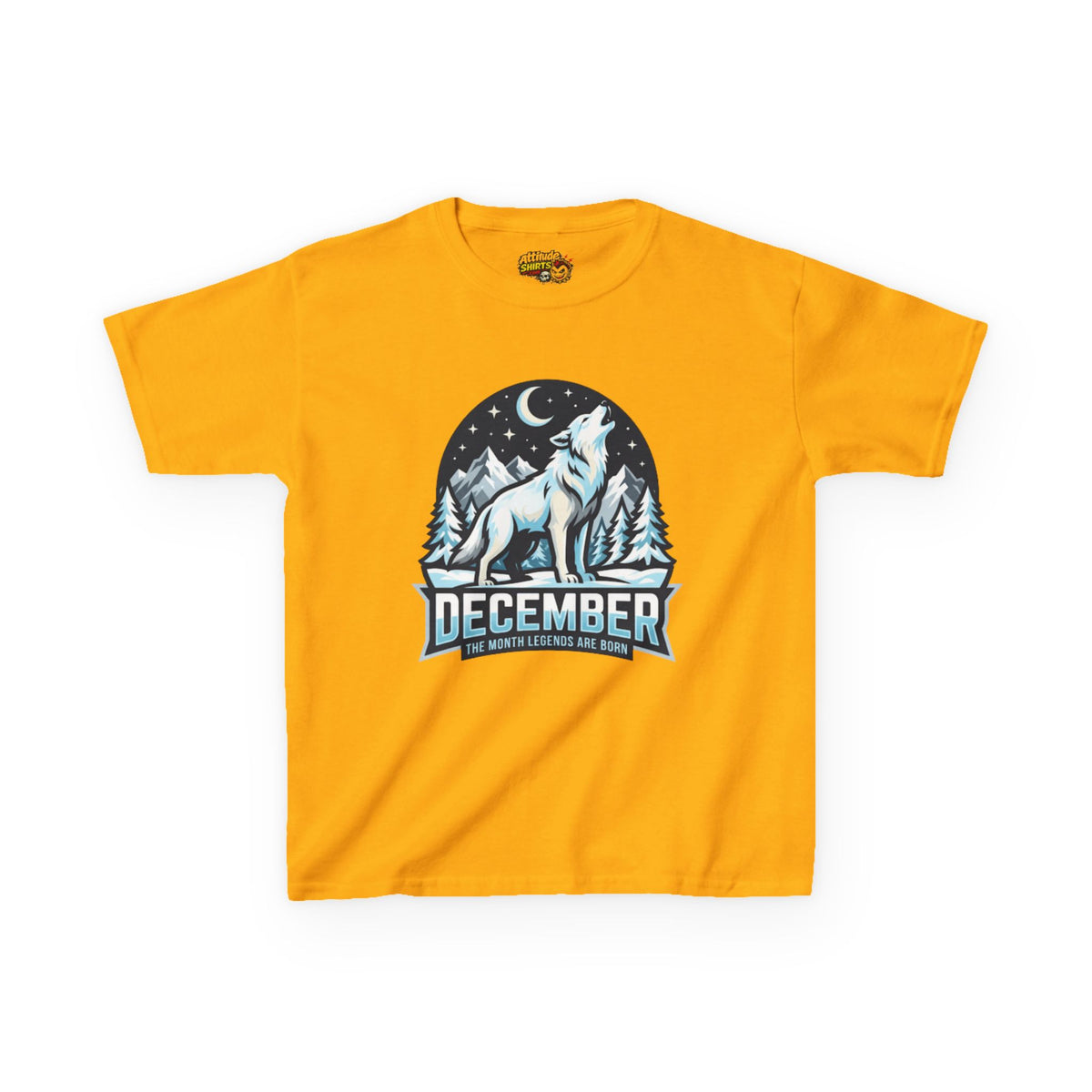 Color: Gold | December Legend Kids Tee